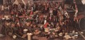 Scène de marché 4 peintre d’histoire hollandais Pieter Aertsen